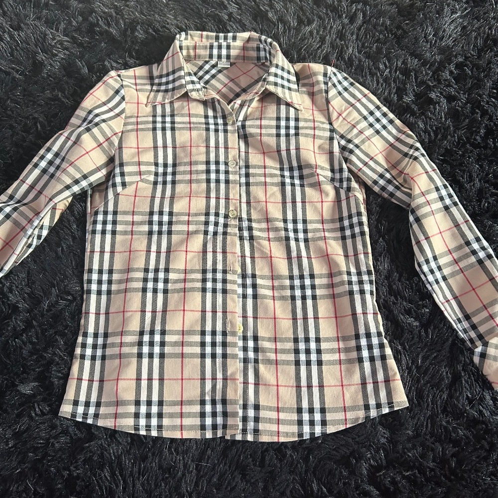 vintage burberry shirt